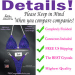 Purple Competition Suit details