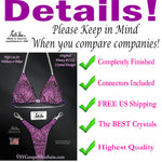 Purple Competition Suit details