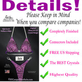 Purple Competition Suit details