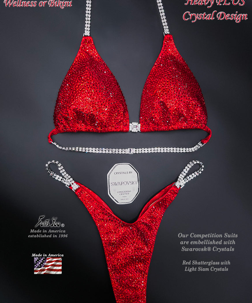 Red Crystal Competition Suit