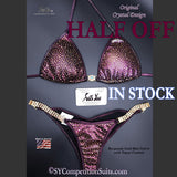 Sale Competition Bikini with Topaz Crystals