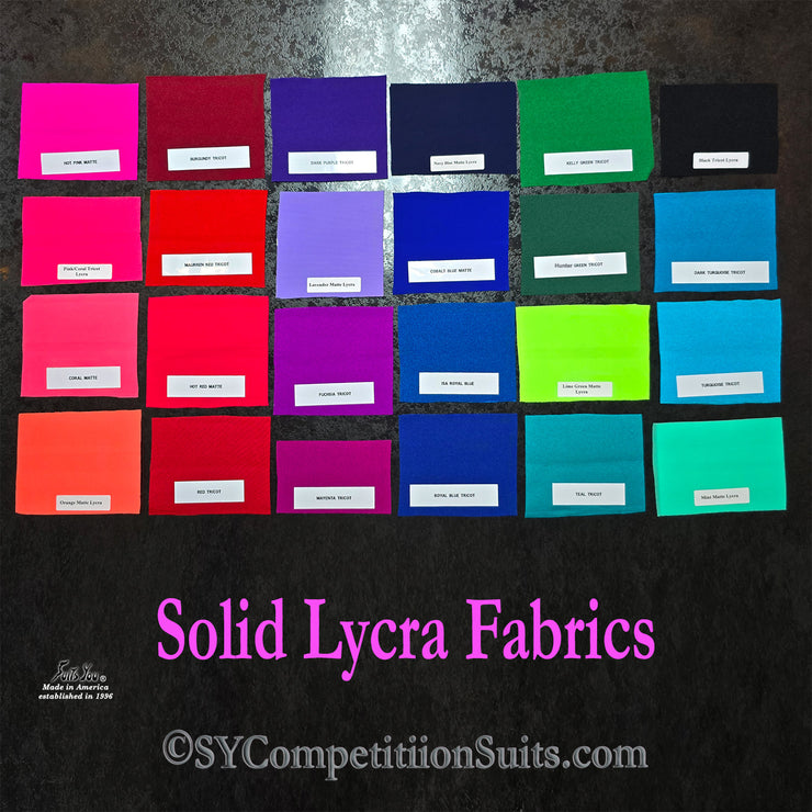 Custom Bodybuilding Suits, Solid Lycra Fabrics.