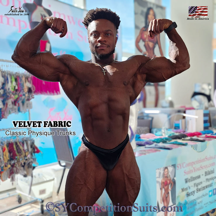 Velvet Classic Physique Trunks, IFBB Pro Montrey