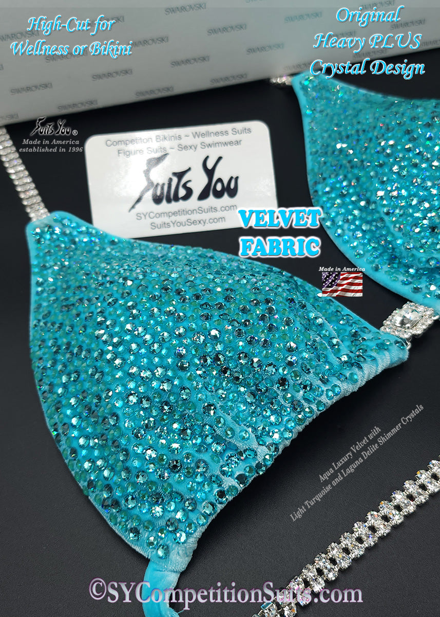 Aqua Velvet Competition Suit
