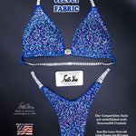 Royal Blue Velvet Competition Suit