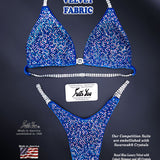 Royal Blue Velvet Competition Suit