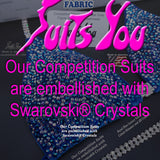 Competition Suits created with Swarovski® Crystals