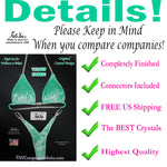 Budget Friendly Velvet Competition Suit, mint velvet details