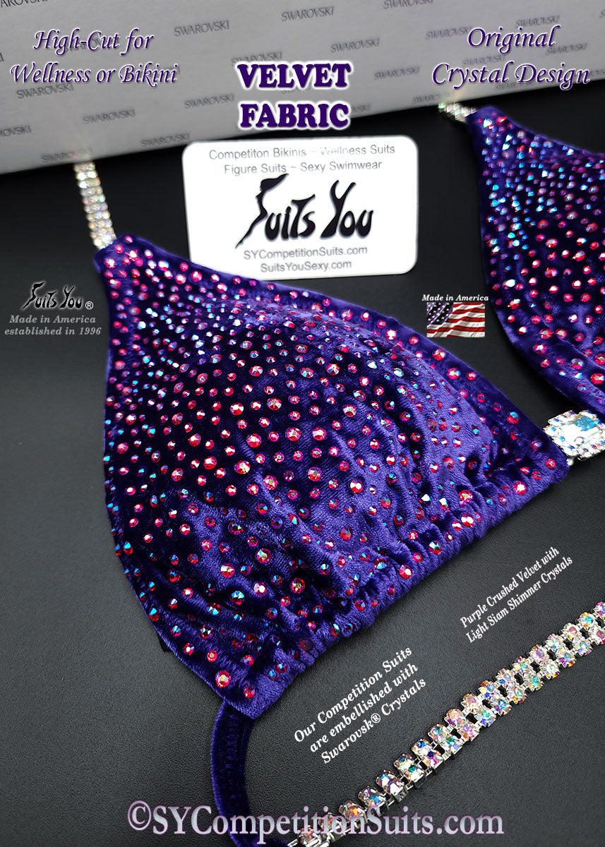 Velvet Competition Bikinis, In Stock