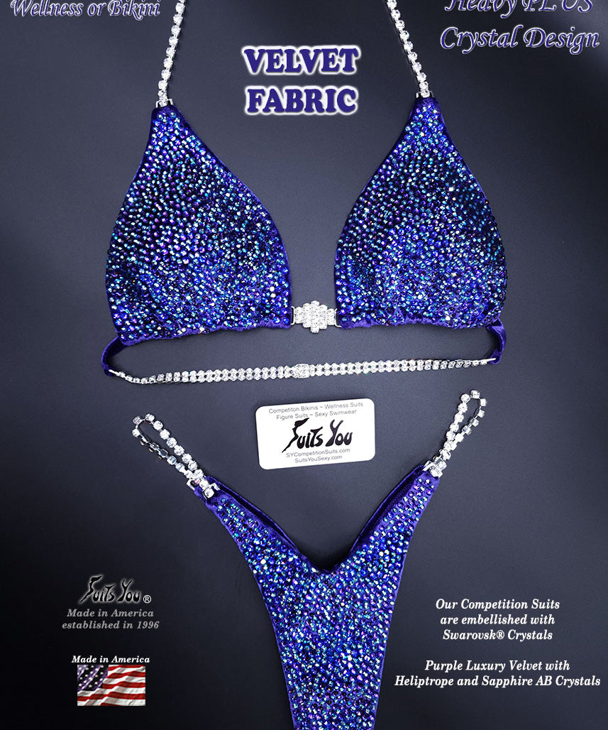 Purple Velvet Competition Suit