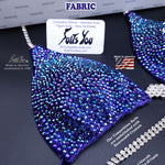 Purple Velvet Competition Bikini