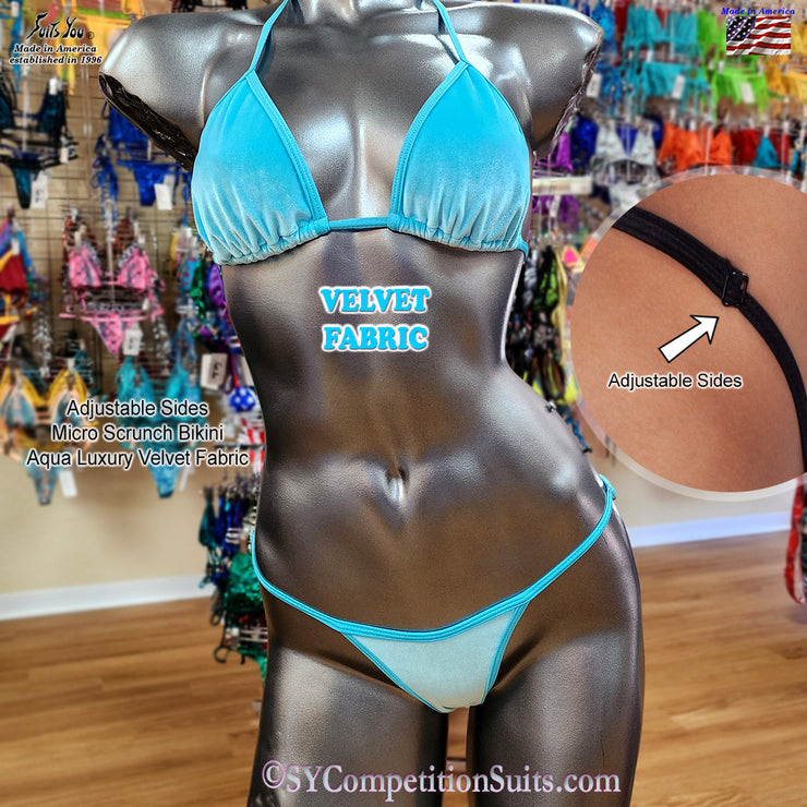Adjustable Side Posing Practice Bikinis, Solid Colors