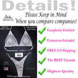 White Compeition Suit details