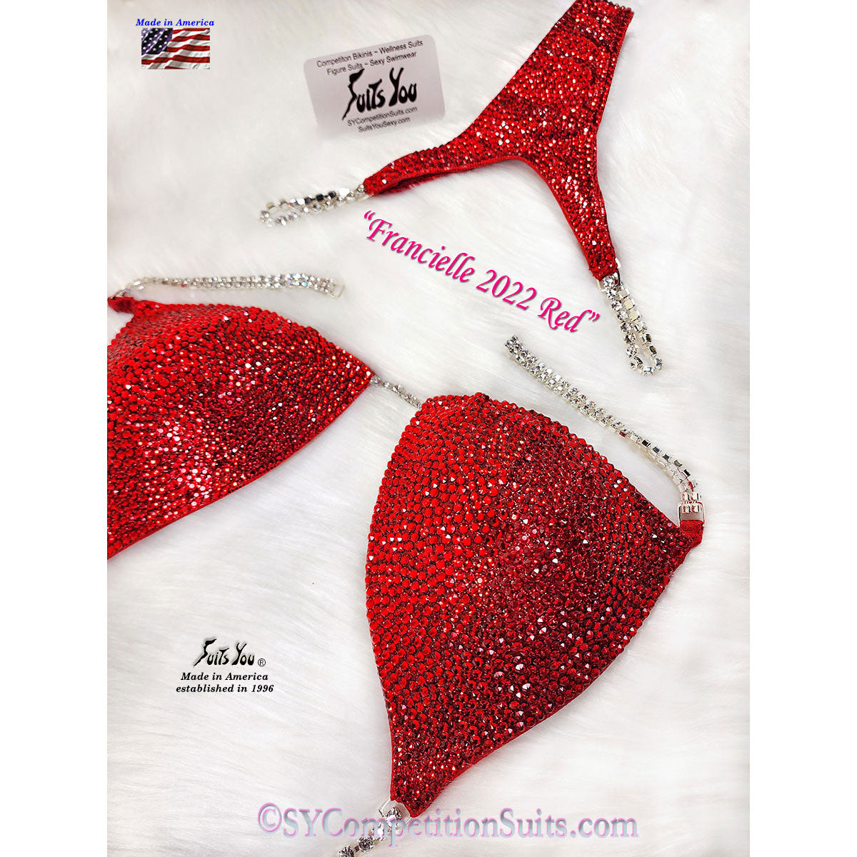 2022 Ms. Olympia Francielle Mattos, Wellness Competition Bikini, Francielle 2022 Red
