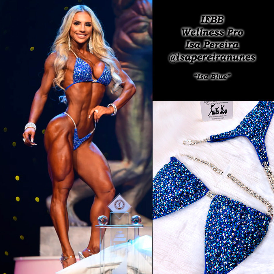 Isa Pereira Wellness Suit, Isa Blue