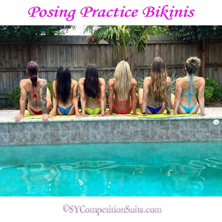Grab Bag Posing Practice Bikinis, Trish back