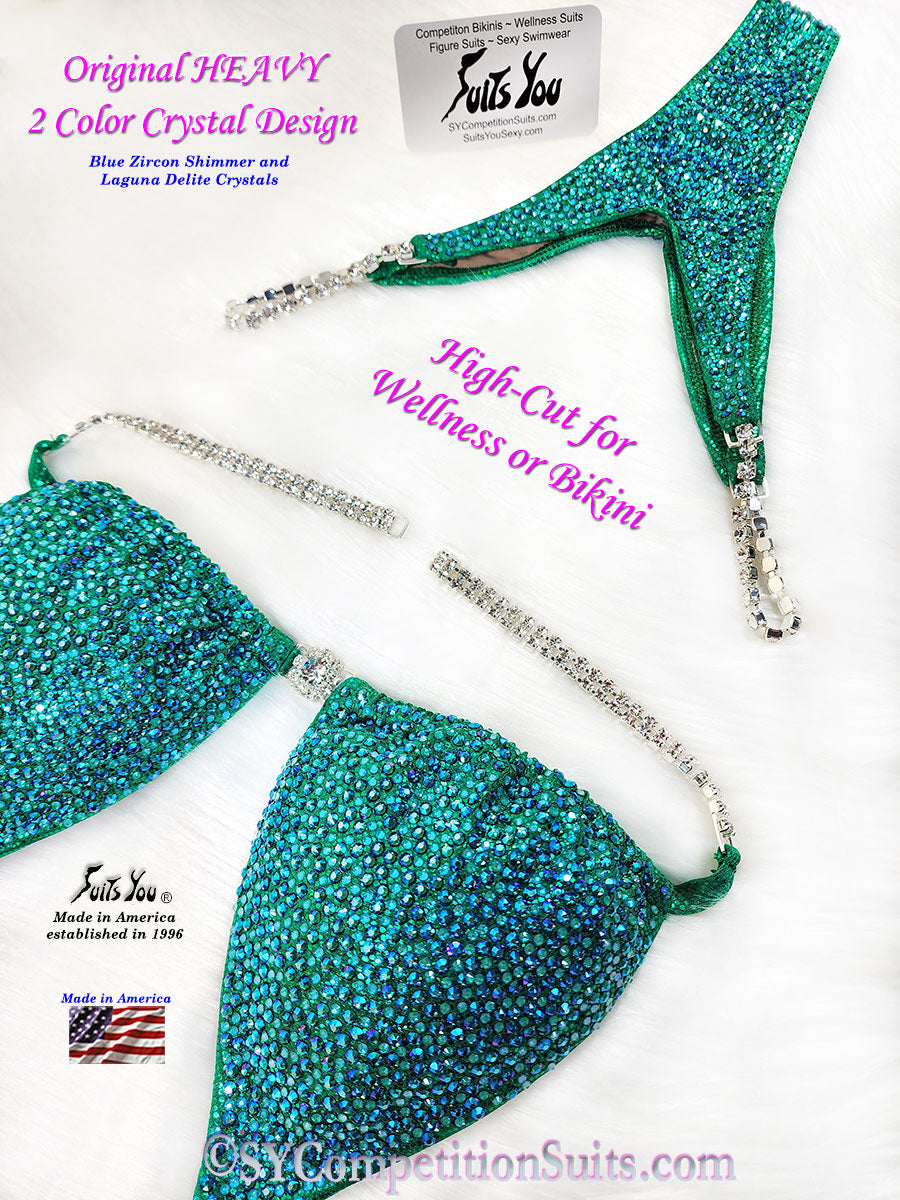 In-Stock Wellness Cut or High Cut Bikini, Laguna