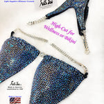 Fast Competition Suit, High-Cut Bikini or Wellness, Black