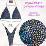 Fast Competition Suit, High-Cut Bikini or Wellness Suit, Black