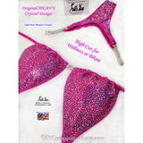 Pink High-Cut Wellness or Bikini Competition Suit in 2-weeks