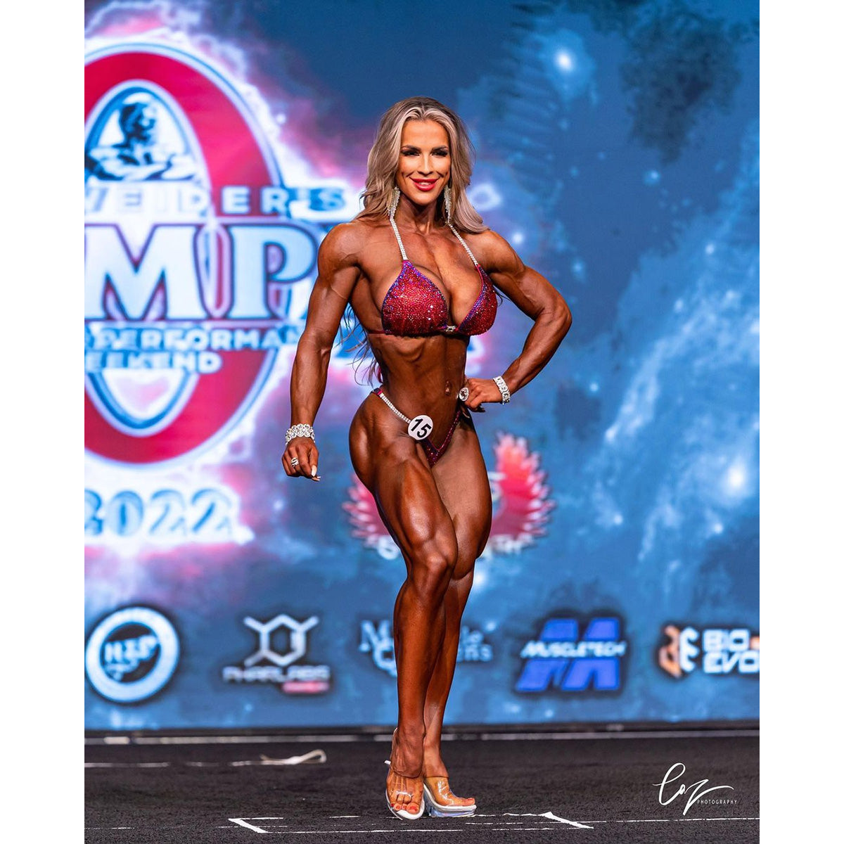 Kassandra Gillis, Kass Olympia Red, 2022 Olympia Wellness