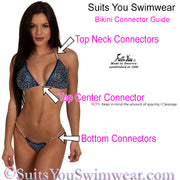 Competition Suit, Small Random Crystal Bikini, SYCS75