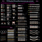 Connectors for competition suits