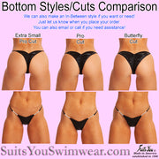 Competition Bikini Bottom Styles.