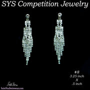 Competition Earrings 6 Medium Styles to choose from.