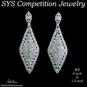 Large Competition Earrings for bikini or figure competition