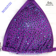Magenta Blu Mist with Siam Shimmer Crystals