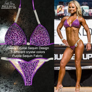 Crystal Sequin Competition Bikini, Courtney