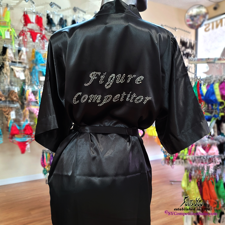 Figure Competitor Robe with Crystals