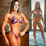 Multi Swirl Design Figure Suit or Physique Suit for IFBB or NPC, Paula