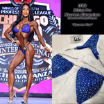Maureen Blue Crystal Competition Bikini