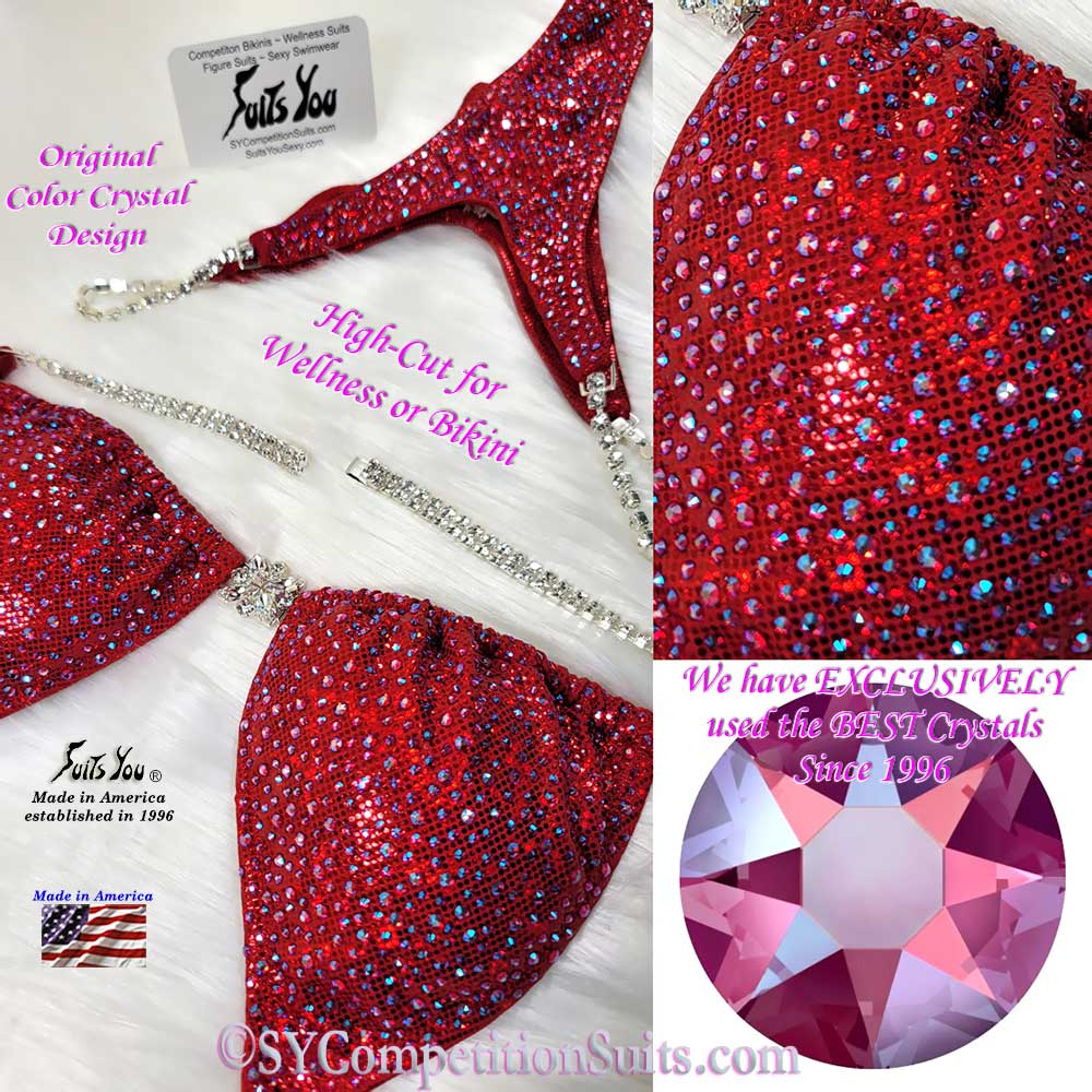 High-Cut Wellness Suit or Competition Bikini