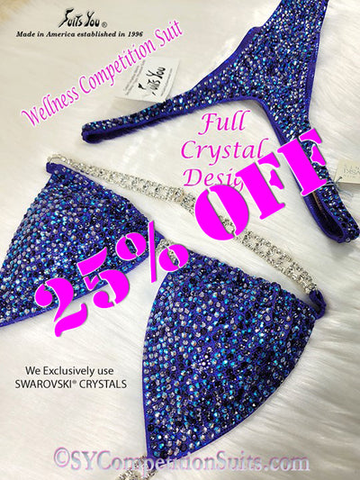 25% OFF In Stock Wellness Suit, Full Crystal Design
