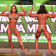 IFBB Pro Lisa Ward. Physique Suit or Figure Suit, Velvet Glitter and Crystals