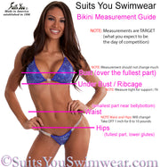 Ruby Crystal Competition Bikini, PRO Level Suit