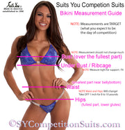 Competition Bikini Measurement Guide