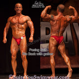 Men's Bodybuilding Suits, Rio Cut. IFBB or NPC posing suits