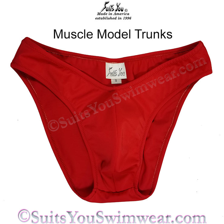 Buy Ouber Men's Bodybuilding Posing Trunks Bikini Briefs Comfort Pouch  Underwear (Blue,XL at Amazon.in