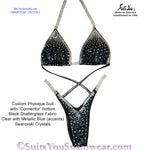 Physique Suit or Figure Suit with Connector bottom.