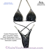 Physique Suit or Figure Suit with Connector bottom.