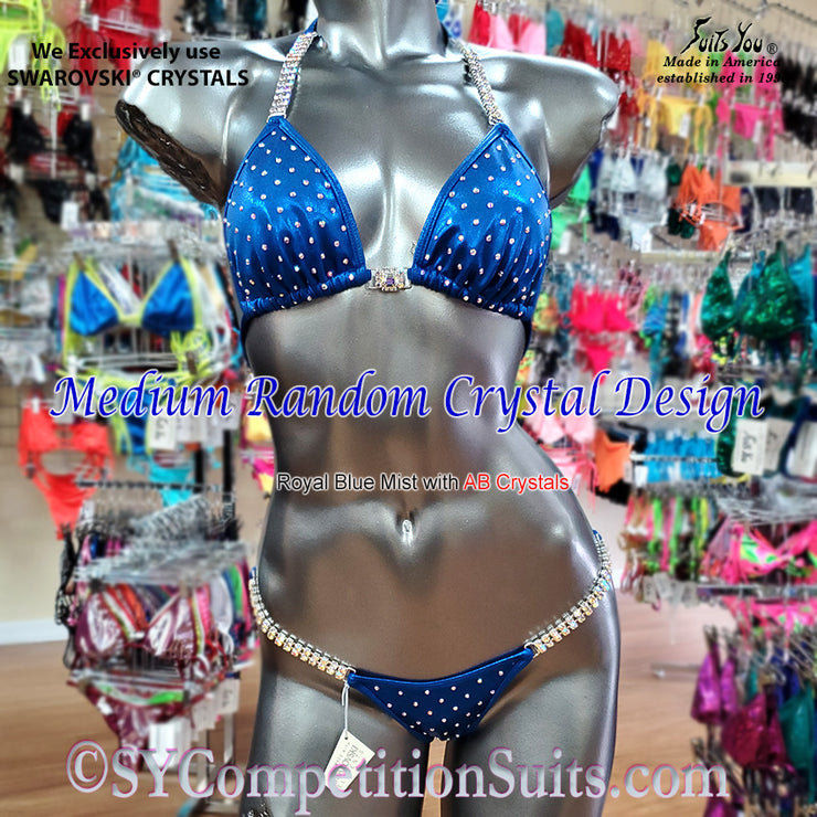 Competition Bikini, Medium Random Crystal Design, SYCS70