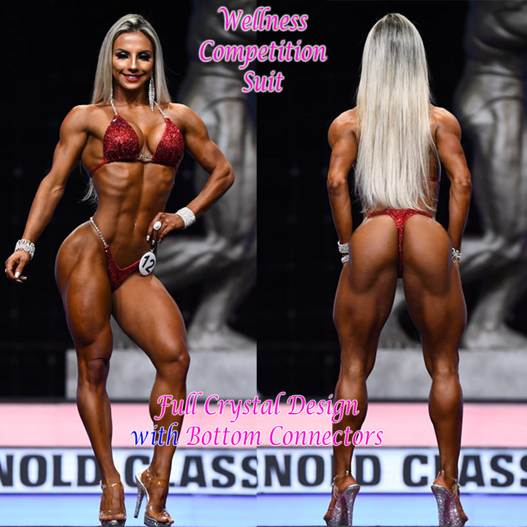 Wellness Competition Suit, Isa Pereira IFBB Pro