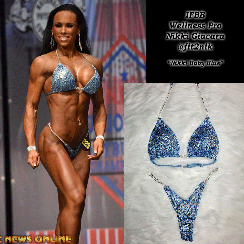 Design YOUR DREAM Wellness Suit, Full Crystal Design, wellness competition suit for NPC IFBB